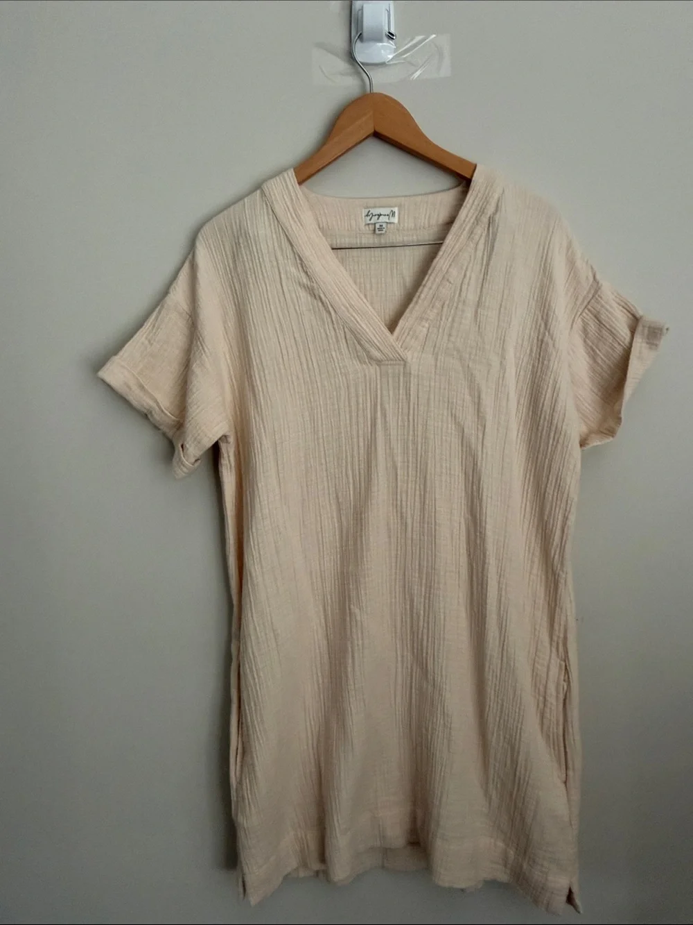 Wonderly Gauzy Dress pockets  Size Mefiun